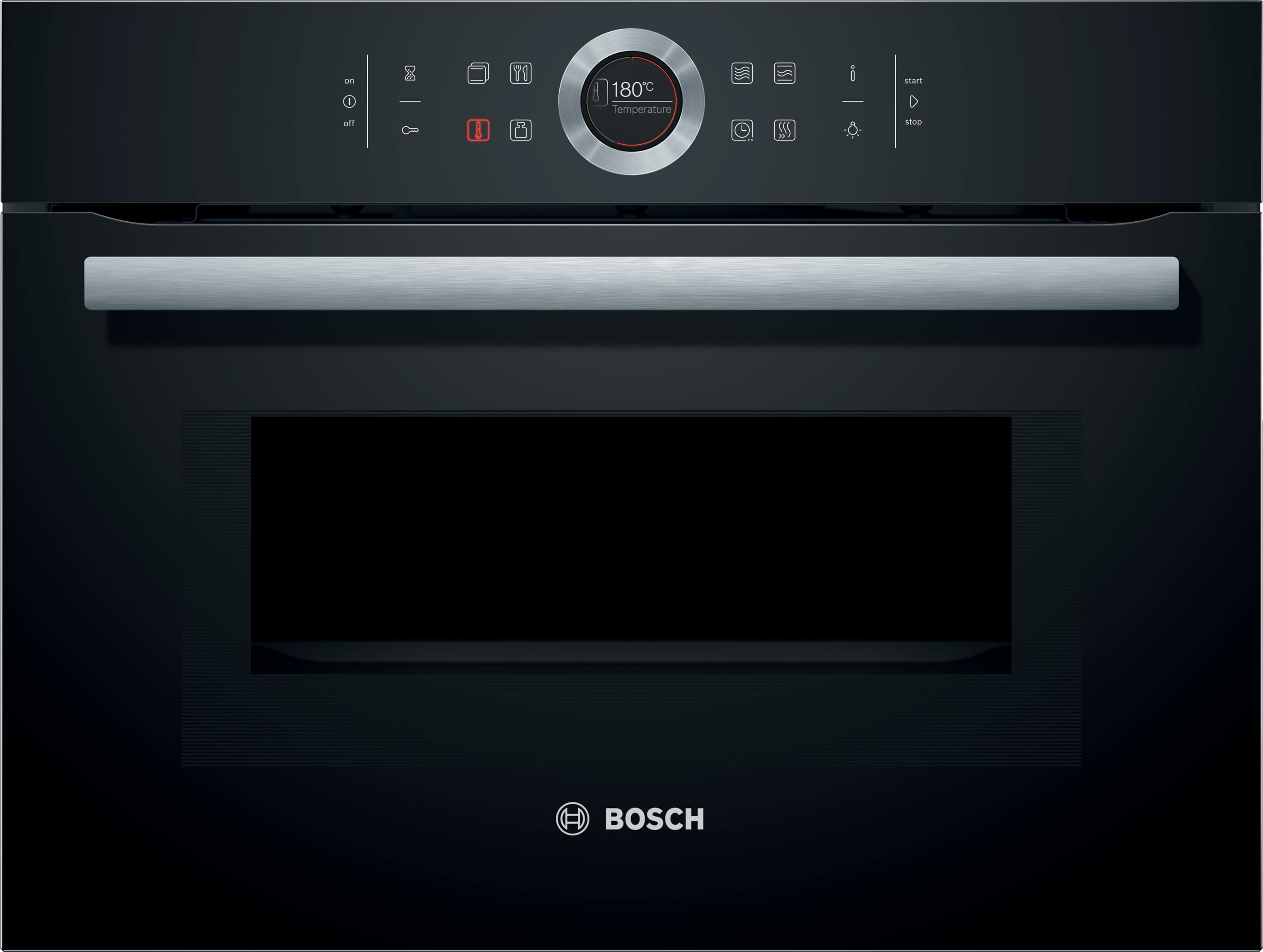 CMG633BB1 Vulkan Schwarz Kompaktbackofen mit Mikrowelle