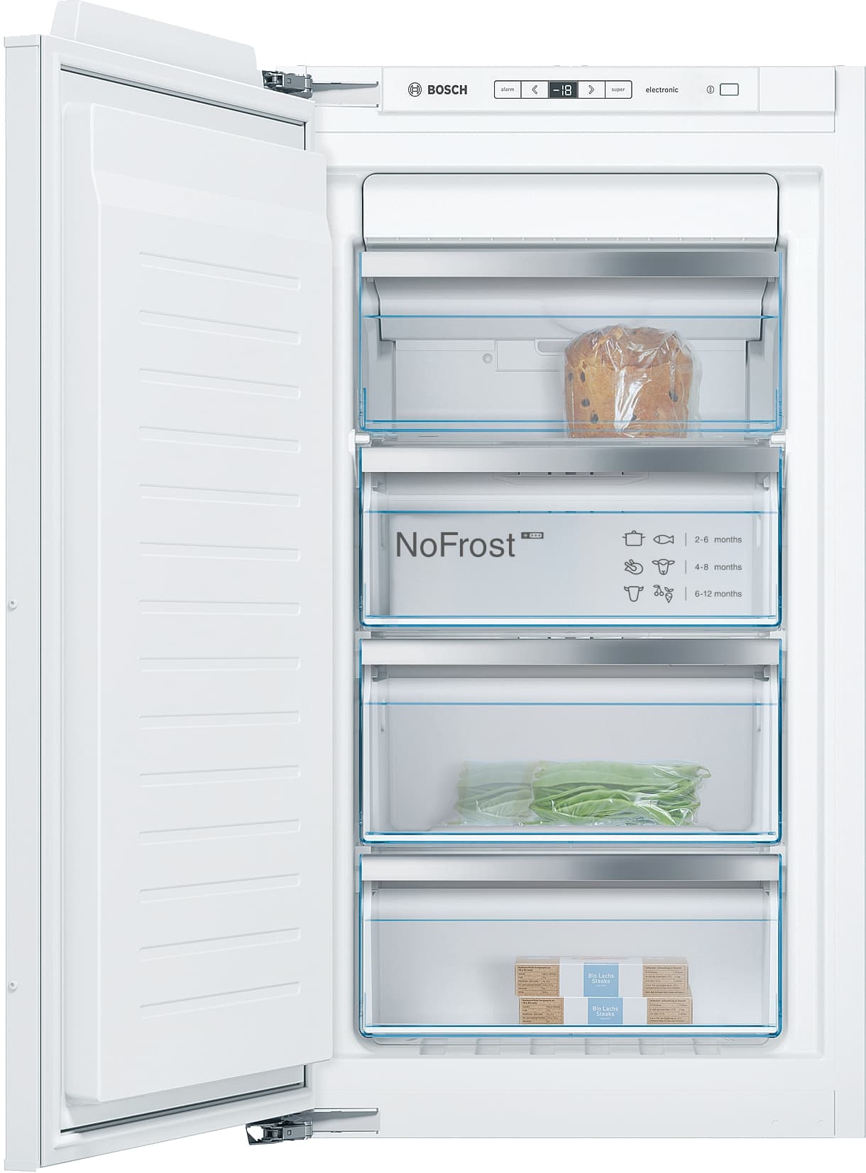 GIN31AC30 NoFrost, Einbau-Gefrierschrank Flachscharnier