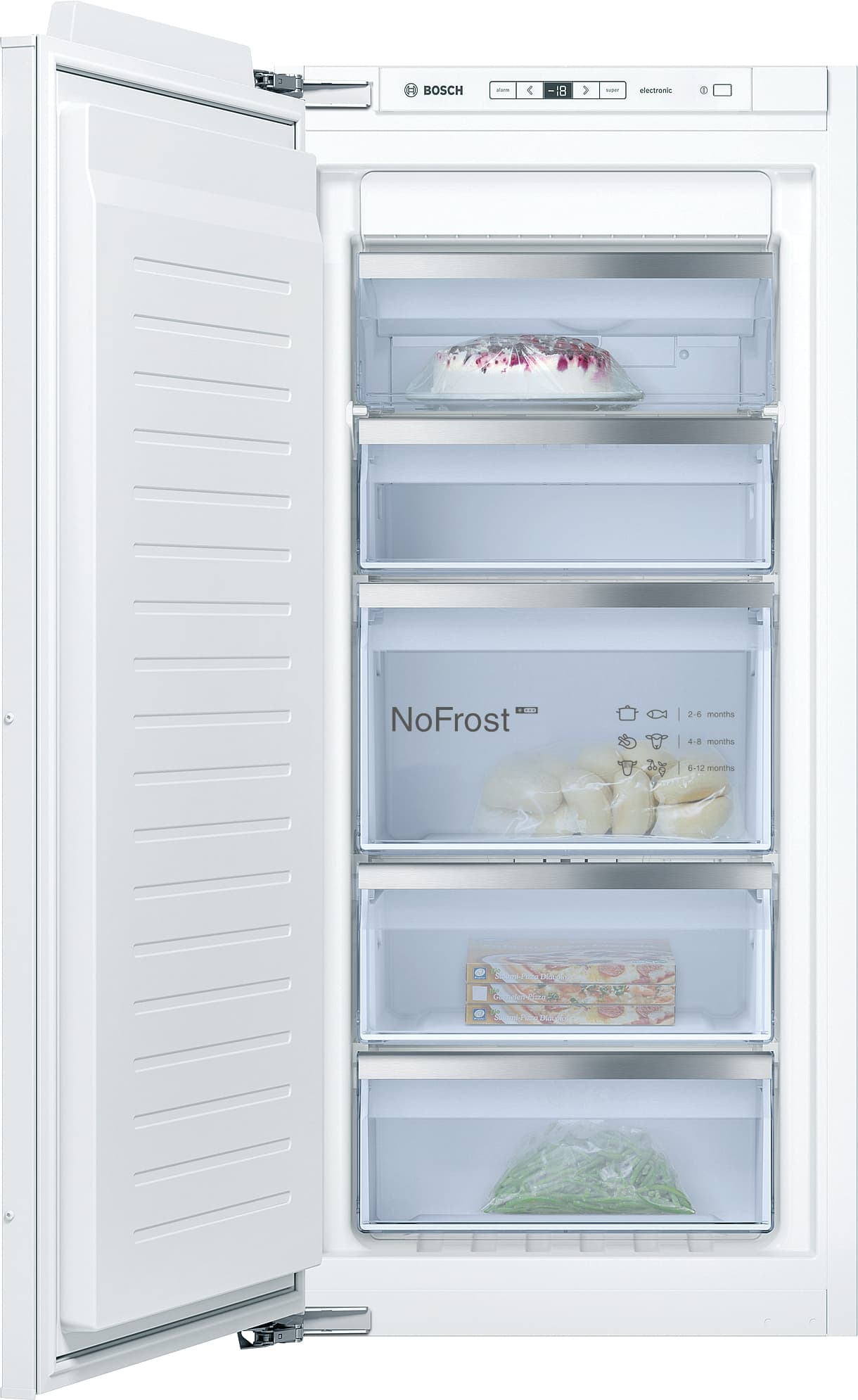 GIN41AC30 NoFrost, Einbau-Gefrierschrank Flachscharnier
