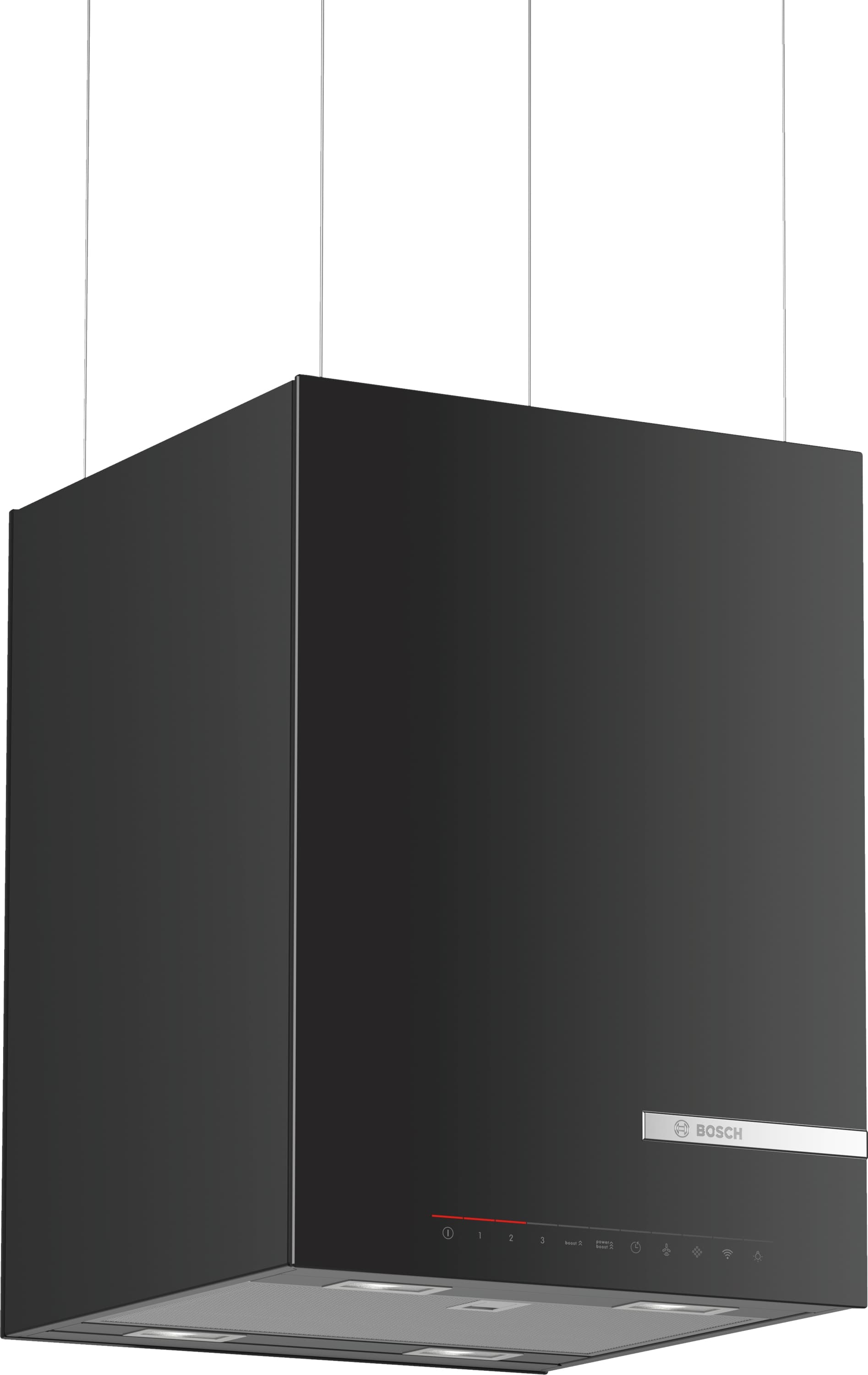 DII31JR60 Inselesse, 37 cm Kubus-Design schwarz