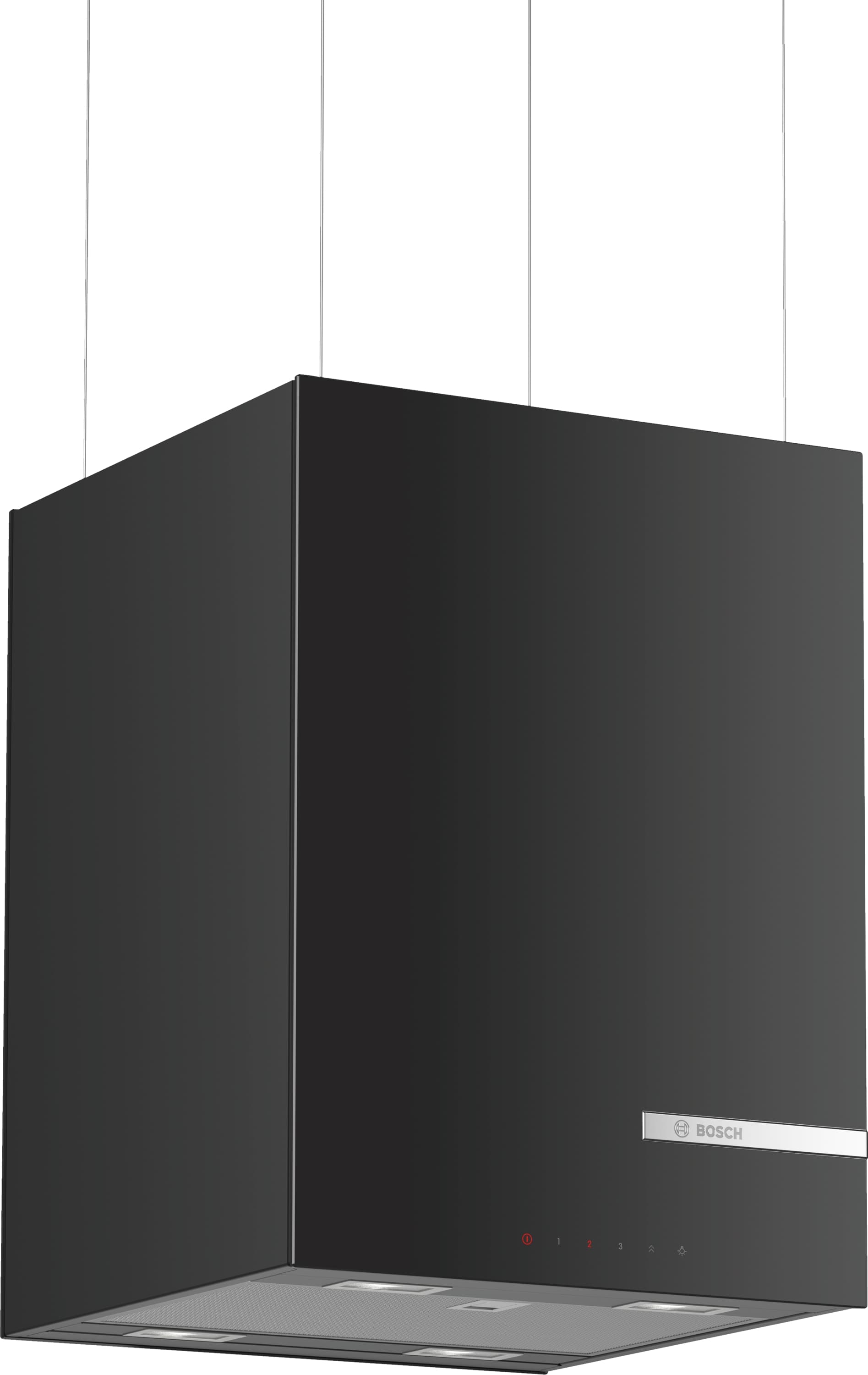 DII31JM60 Inselesse, 37 cm Kubus-Design schwarz