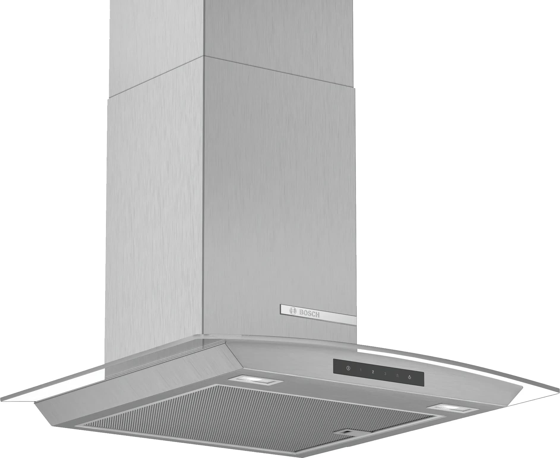 DWA66DM50 Wandesse, 60 cm Glas-Design Edelstahl