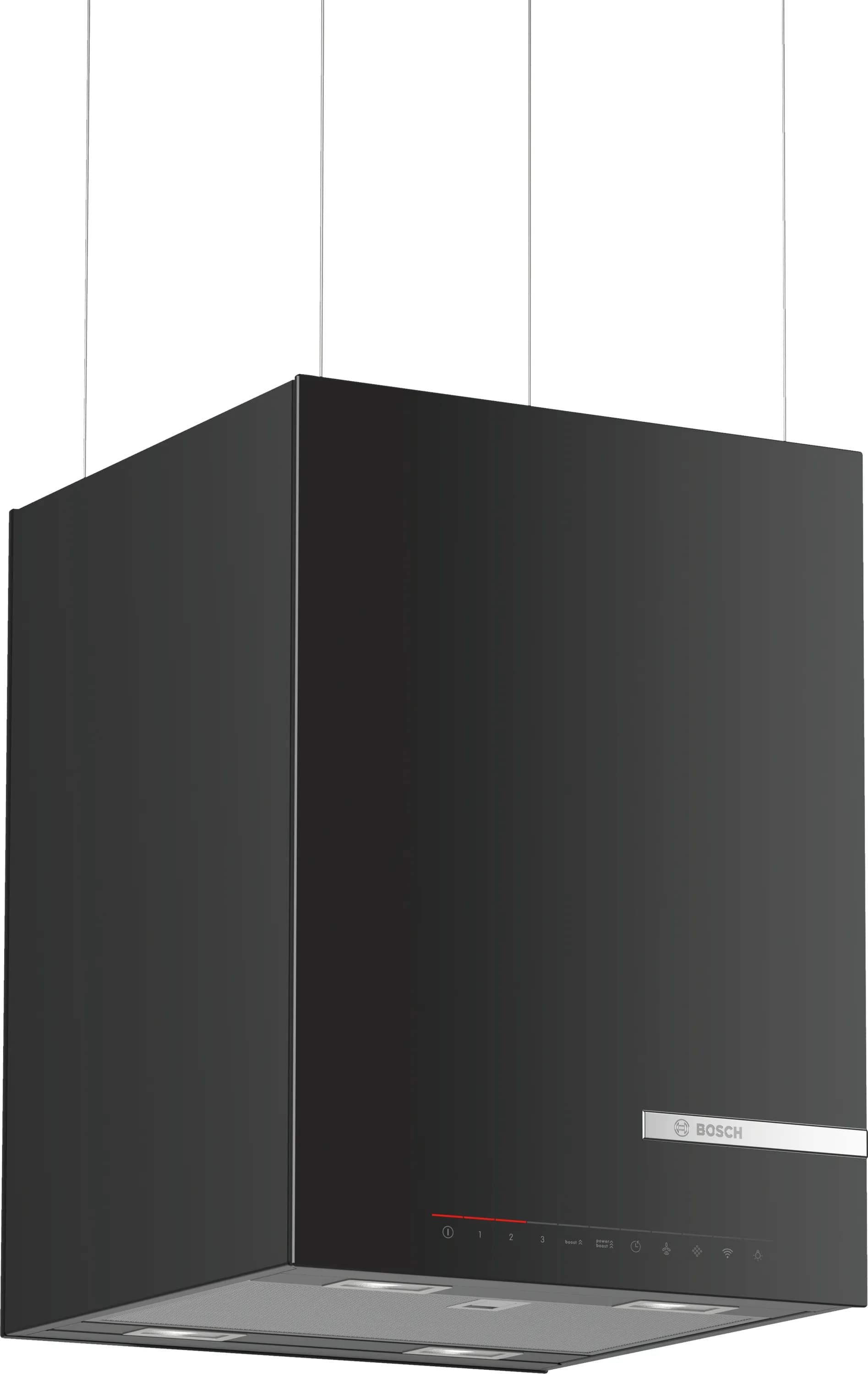 DII31JR60 Inselesse, 37 cm Kubus-Design schwarz