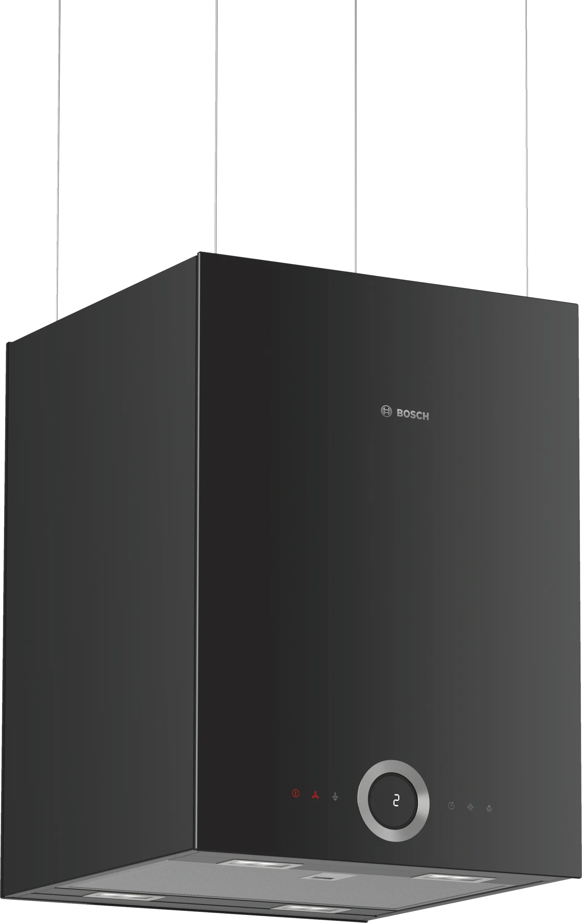 DII31RV60 Inselesse, 37 cm Kubus-Design schwarz