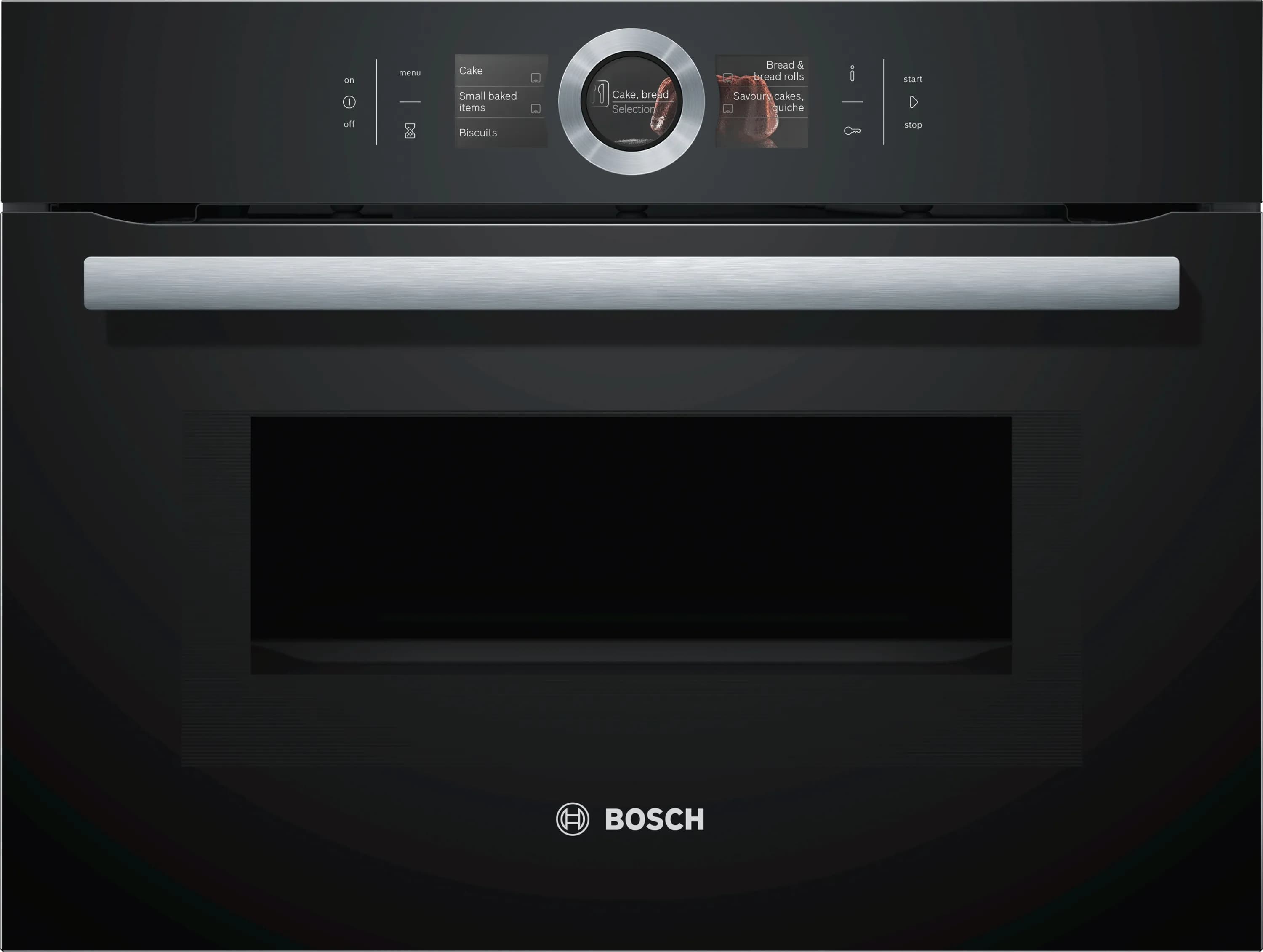 CMG676BB1 Vulkan Schwarz Kompaktbackofen mit Mikrowelle