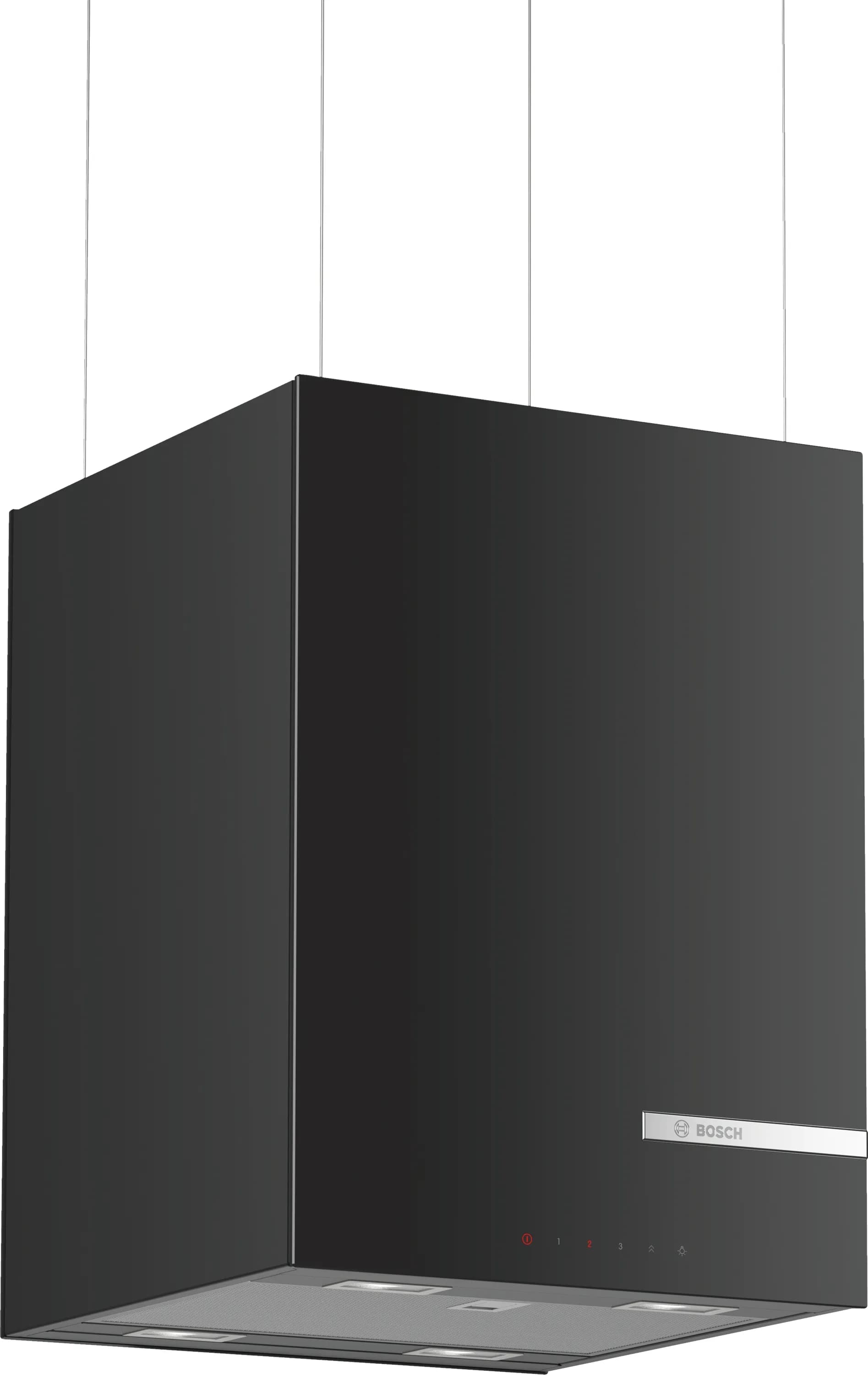 DII31JM60 Inselesse, 37 cm Kubus-Design schwarz
