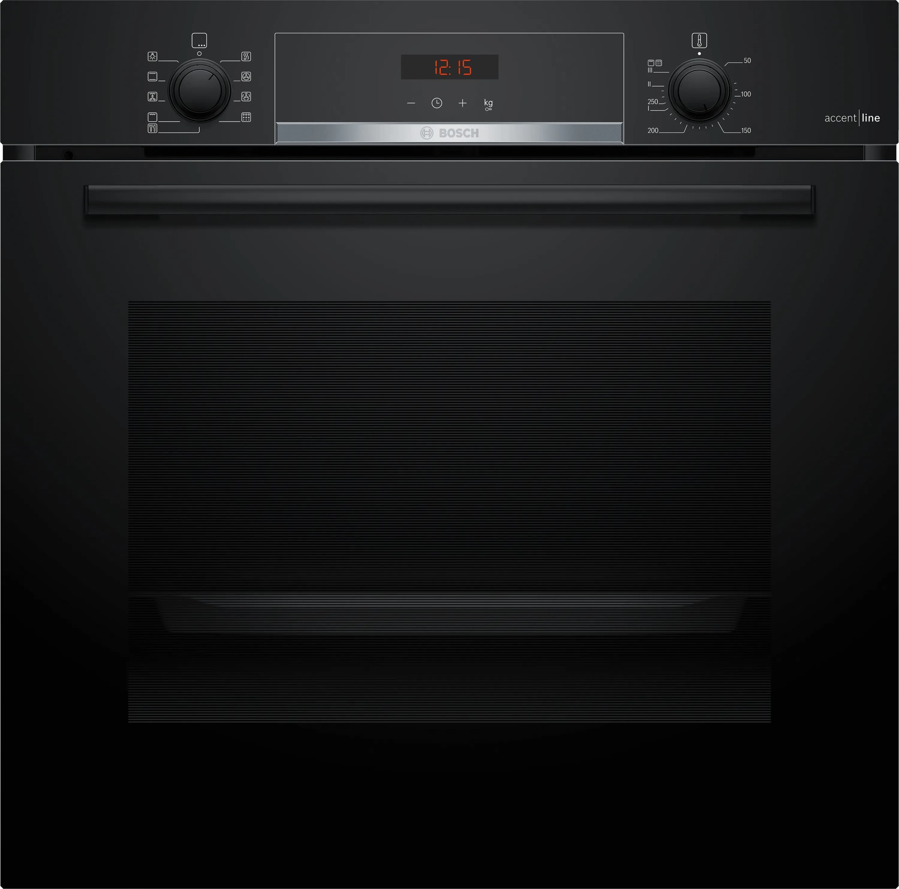 HBA4730B0 Vulkan Schwarz Backofen