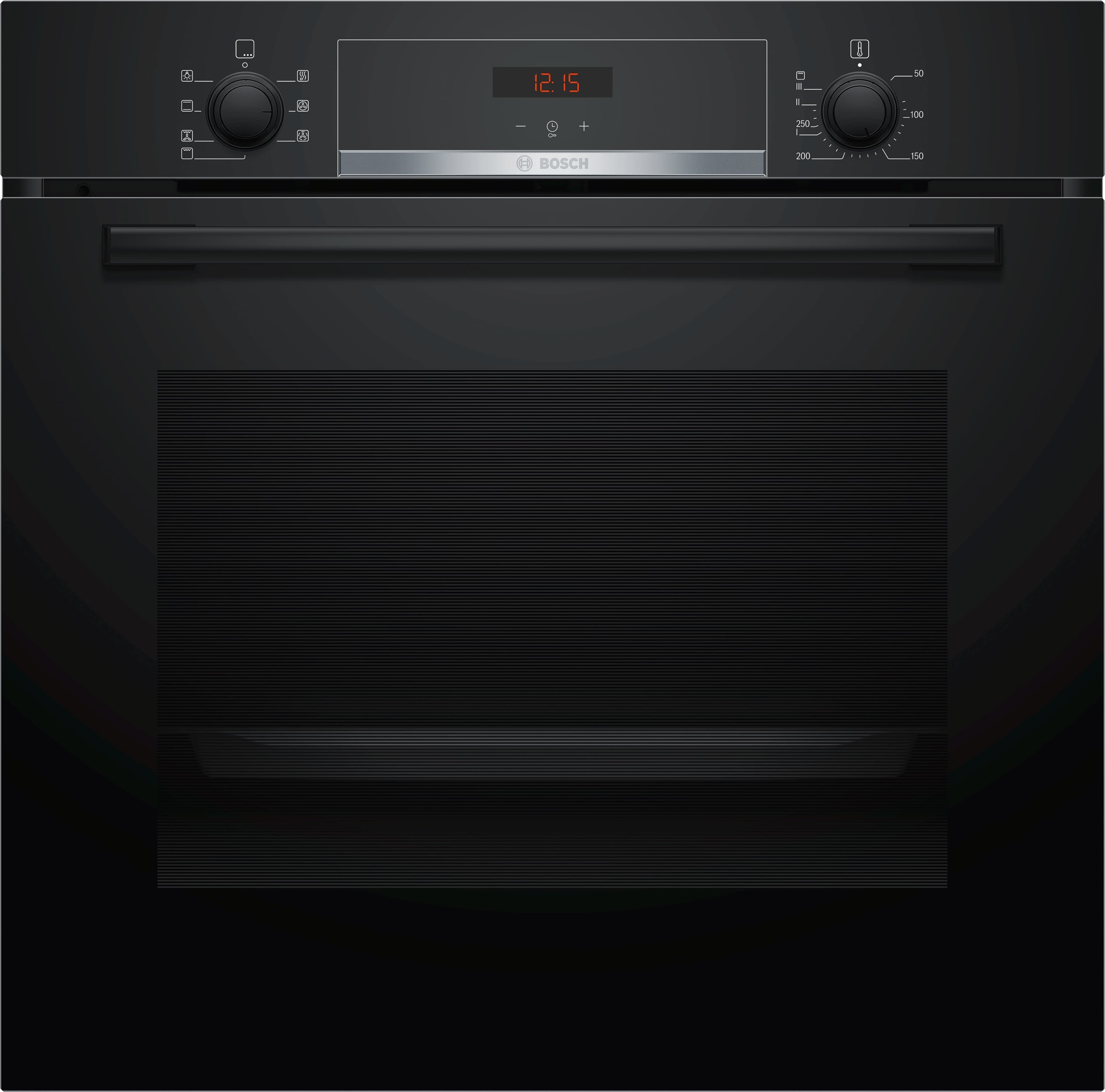 HBA533BB1 Vulkan Schwarz Backofen