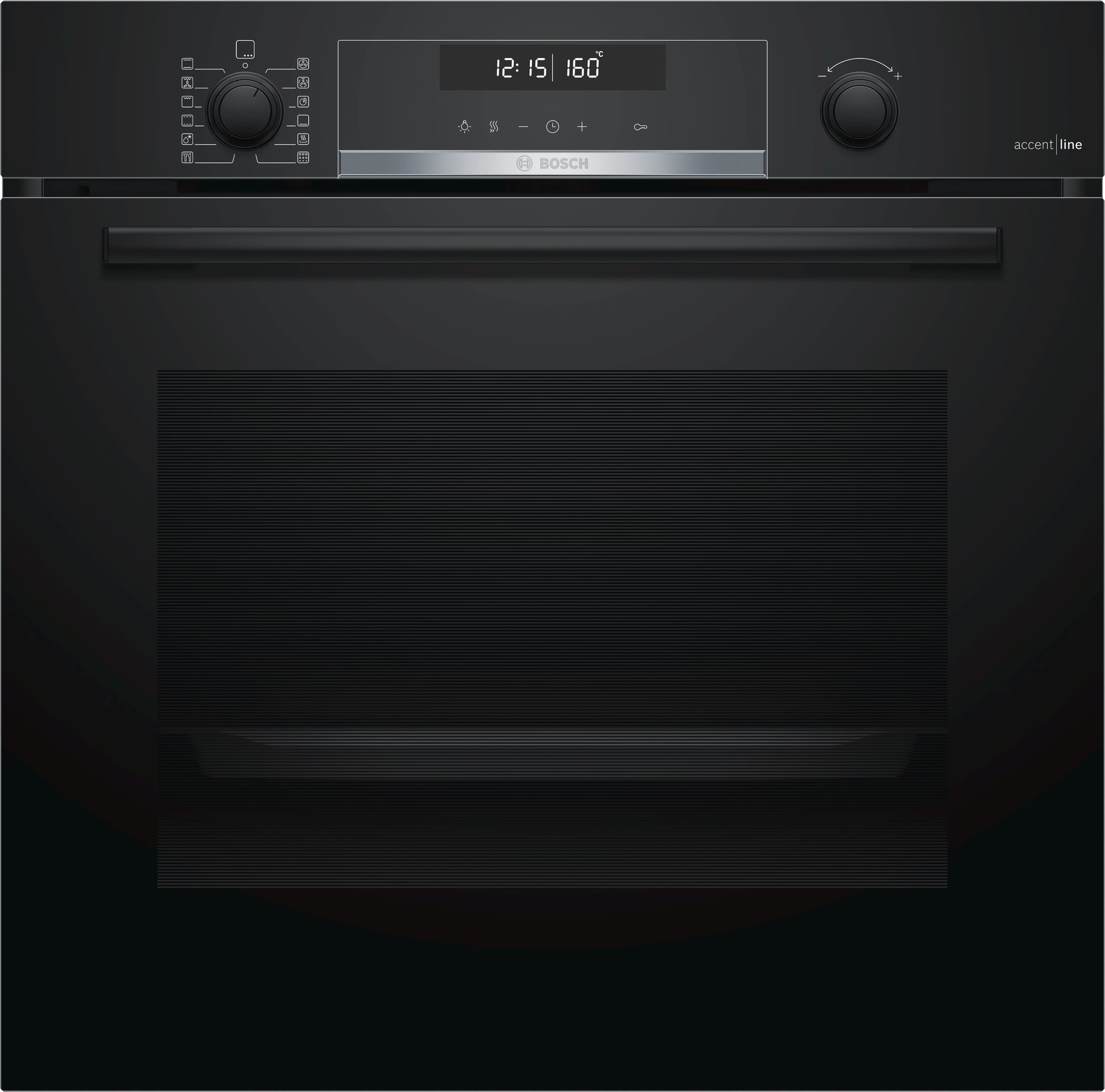 HBG4785B0 Vulkan Schwarz Backofen