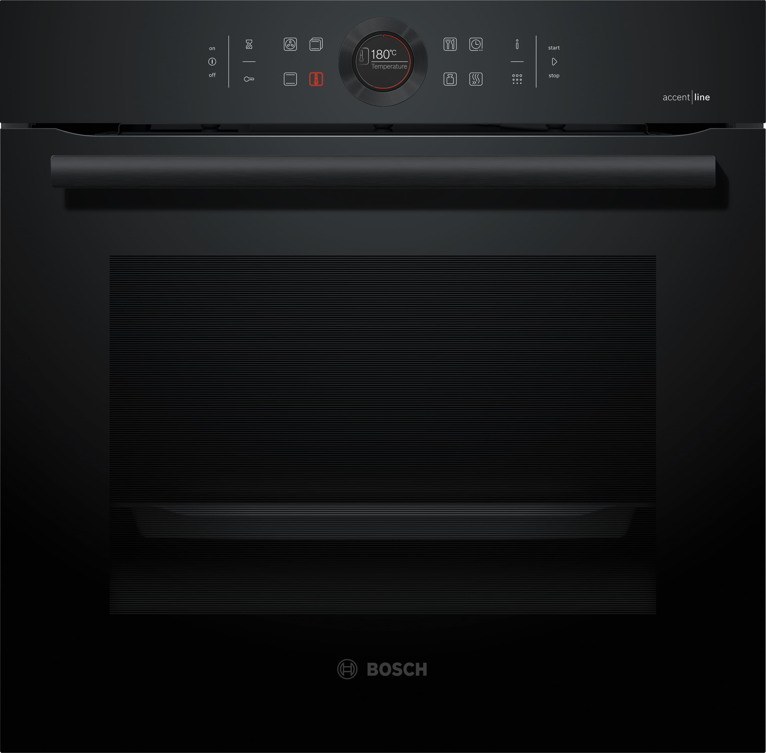 HBG855TC0 Carbon Schwarz Backofen