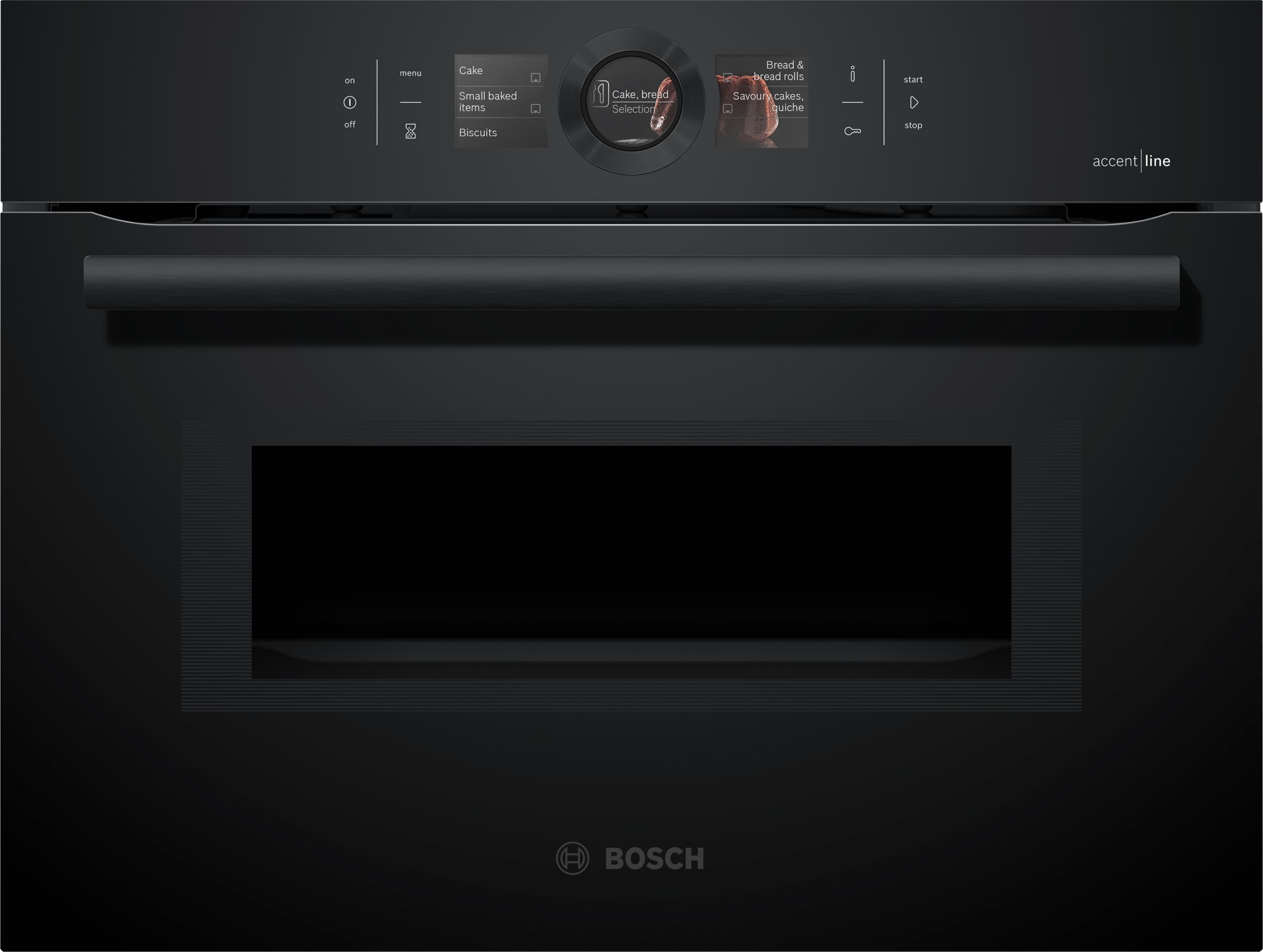 CMG8764C6 Carbon Schwarz Kompaktbackofen mit Mikrowelle