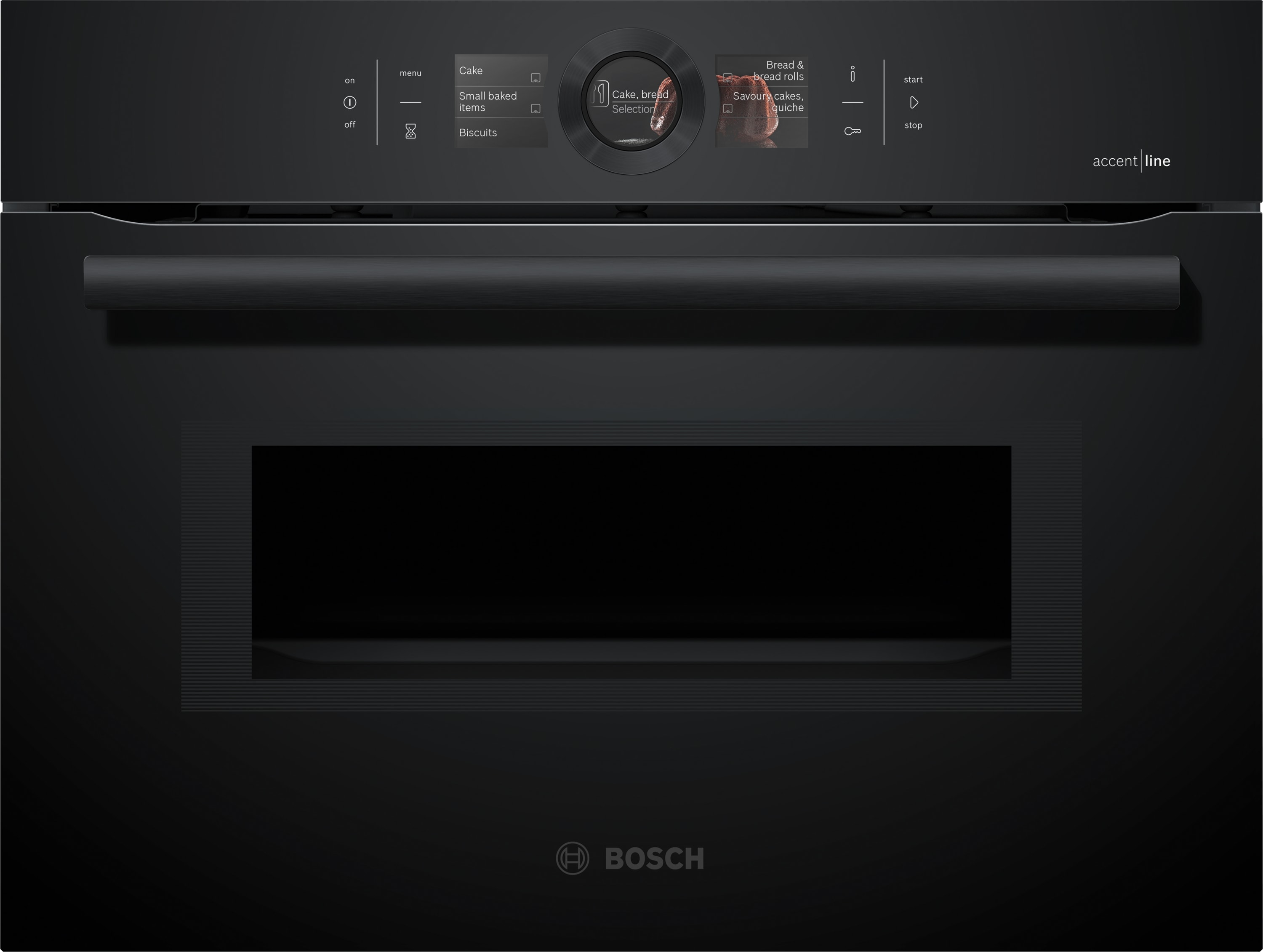 CMG8764C6 Carbon Schwarz Kompaktbackofen mit Mikrowelle