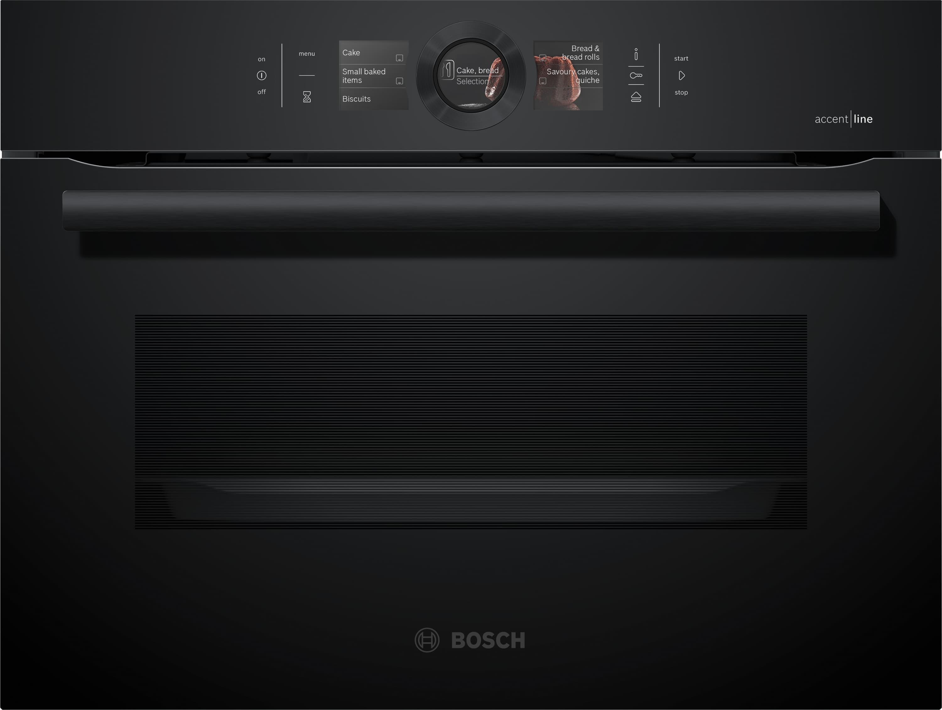 CSG856RC6 Carbon Schwarz Kompaktdampfbackofen