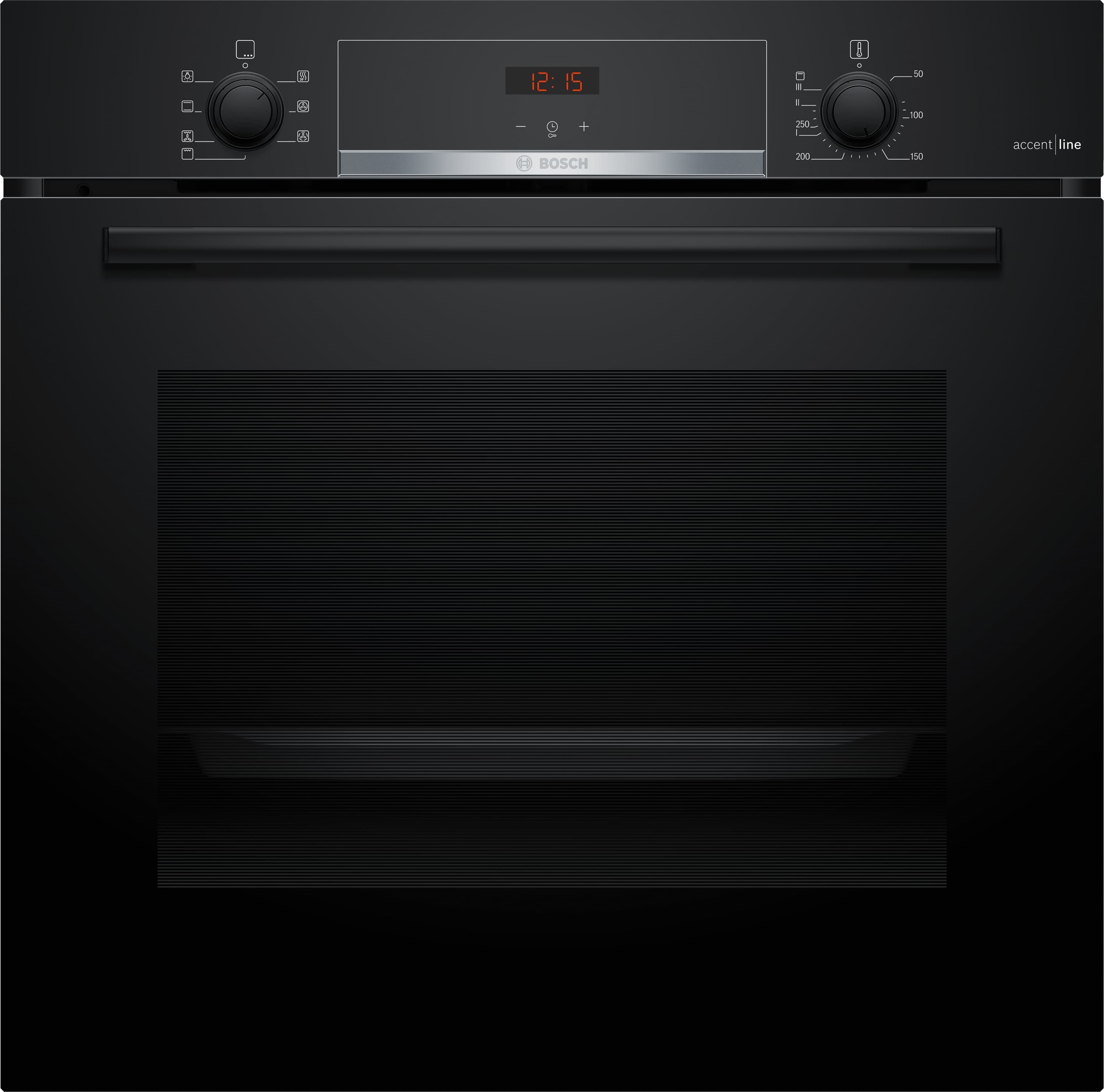 HBA4330B0 Vulkan Schwarz Backofen