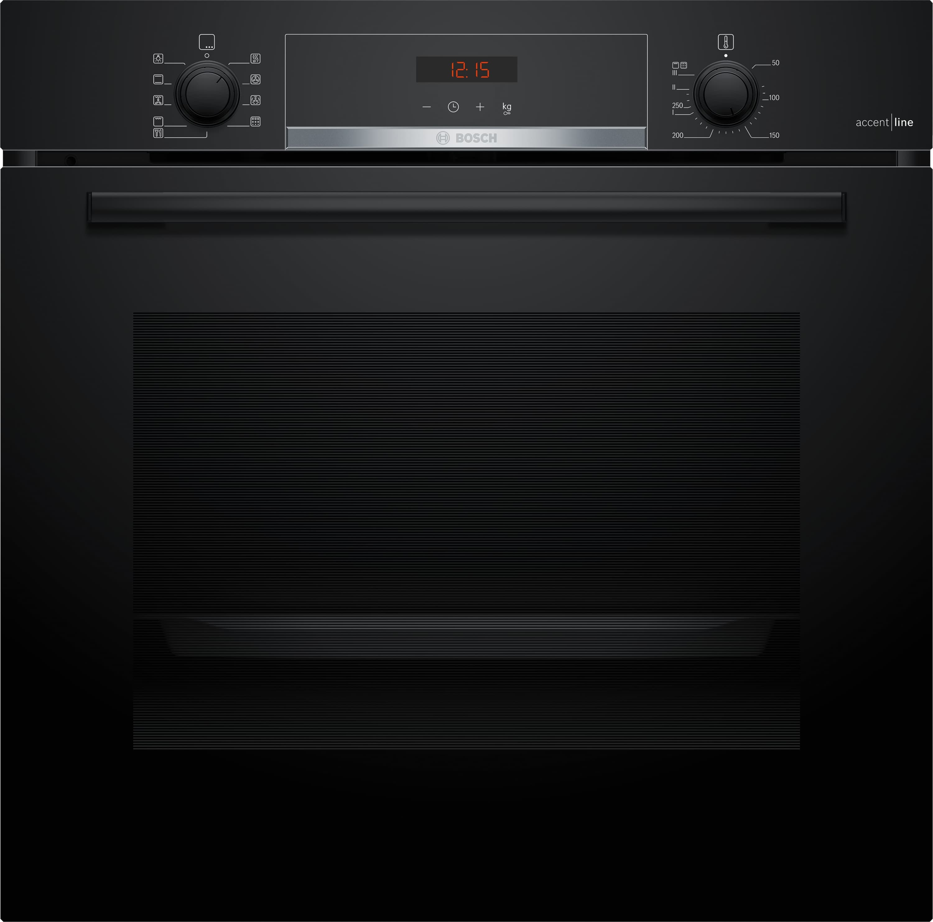 HBA4730B0 Vulkan Schwarz Backofen