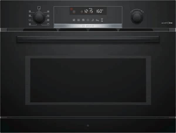 Einbau-Mikrowelle mit Dampfgarfunktion CPA465GB0 Vulkan Schwarz