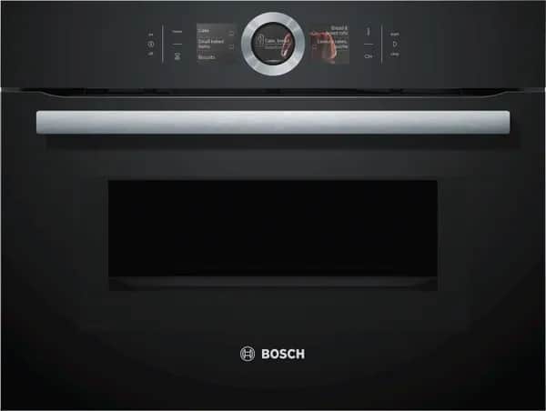 CMG676BB1 Vulkan Schwarz Kompaktbackofen mit Mikrowelle